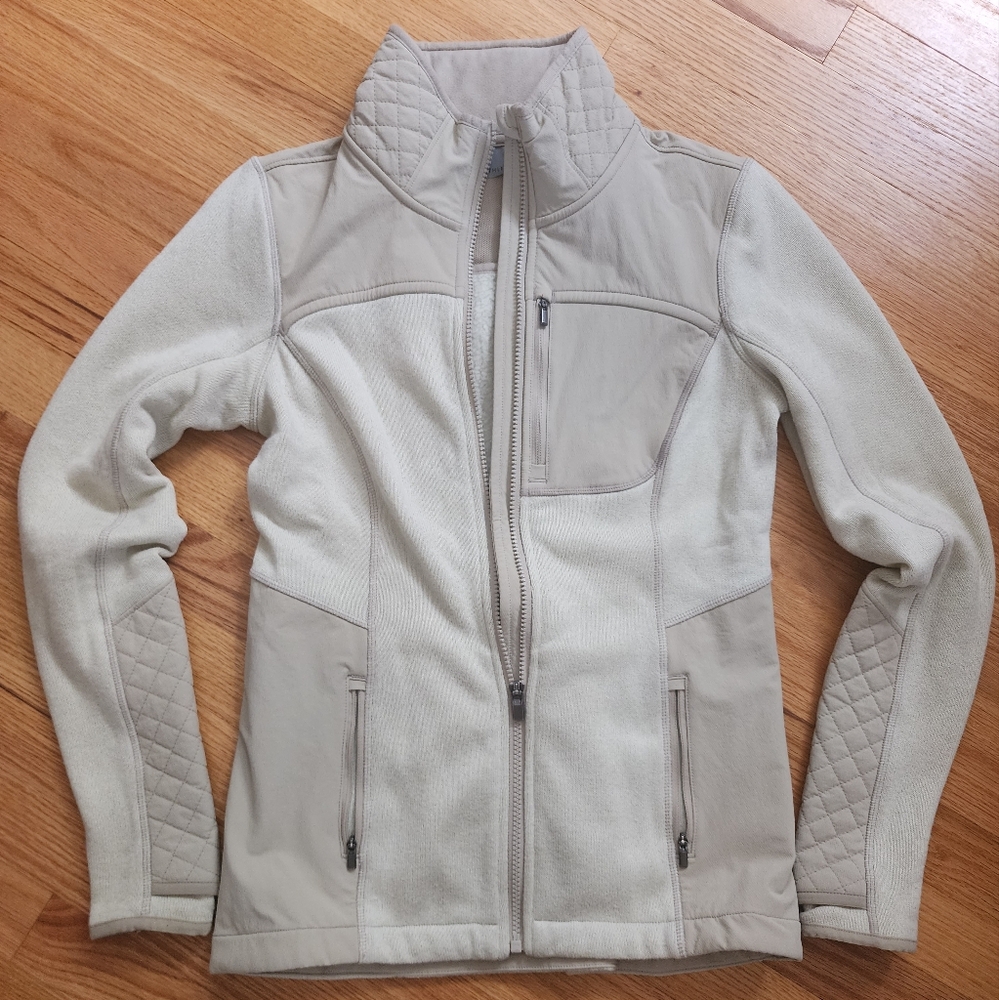 Women's ATHLETA Beige Quilted Jacket
